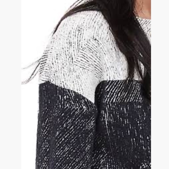 Banana Republic Color Block Jacquard Sweatshirt Long Sleeve Crew Neck Size XS - Picture 6 of 16